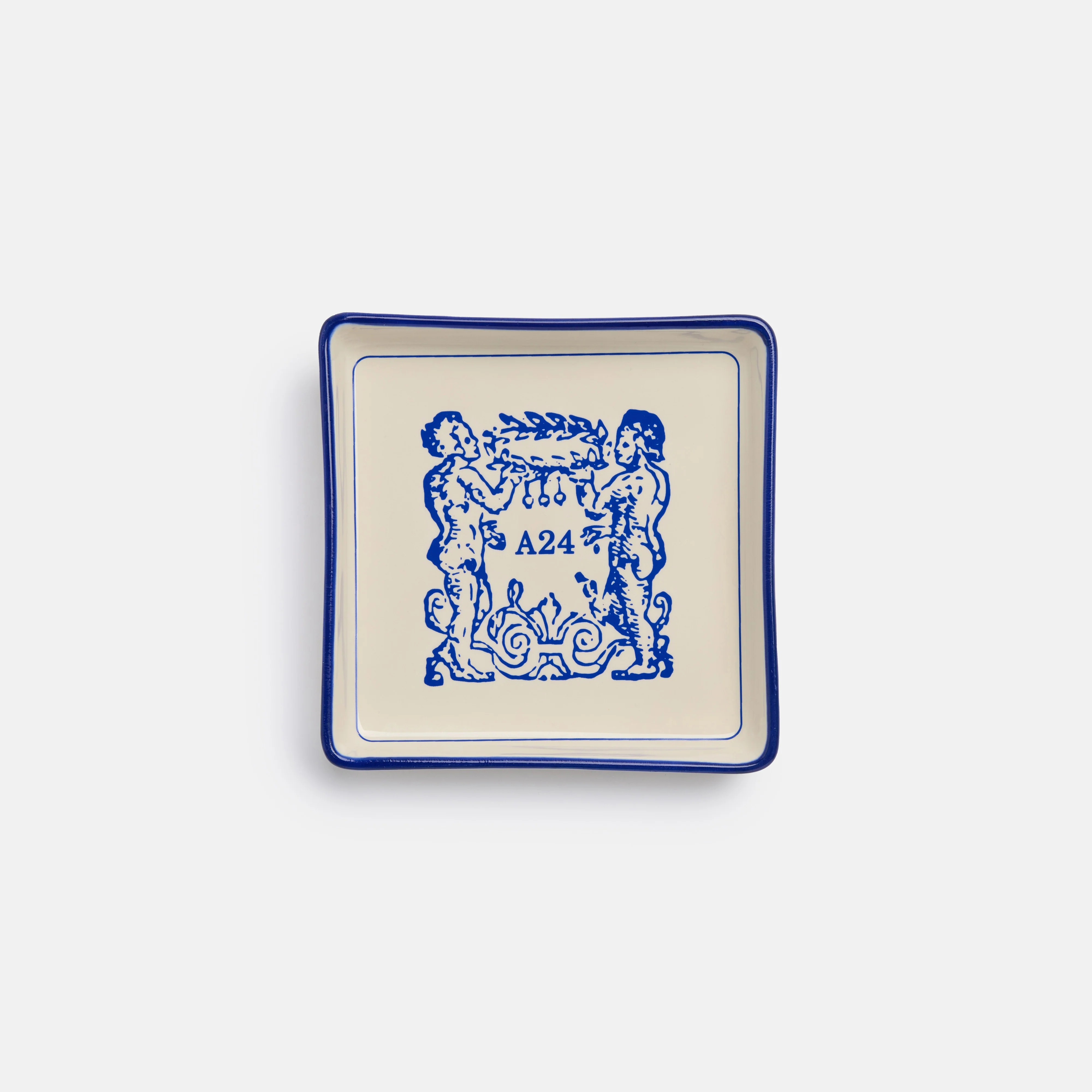 Blue Crest Trinket Tray