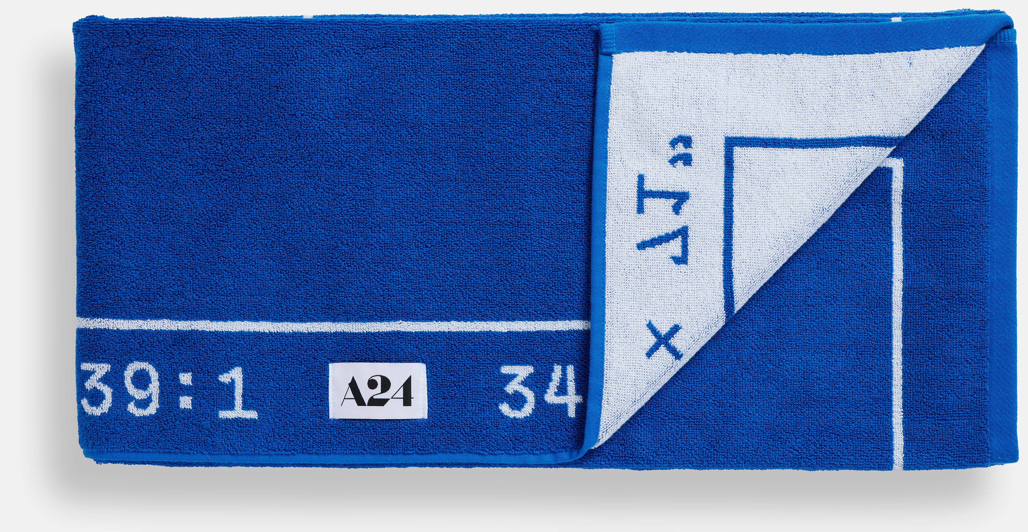 Blue Widescreen Beach Towel - Image 2