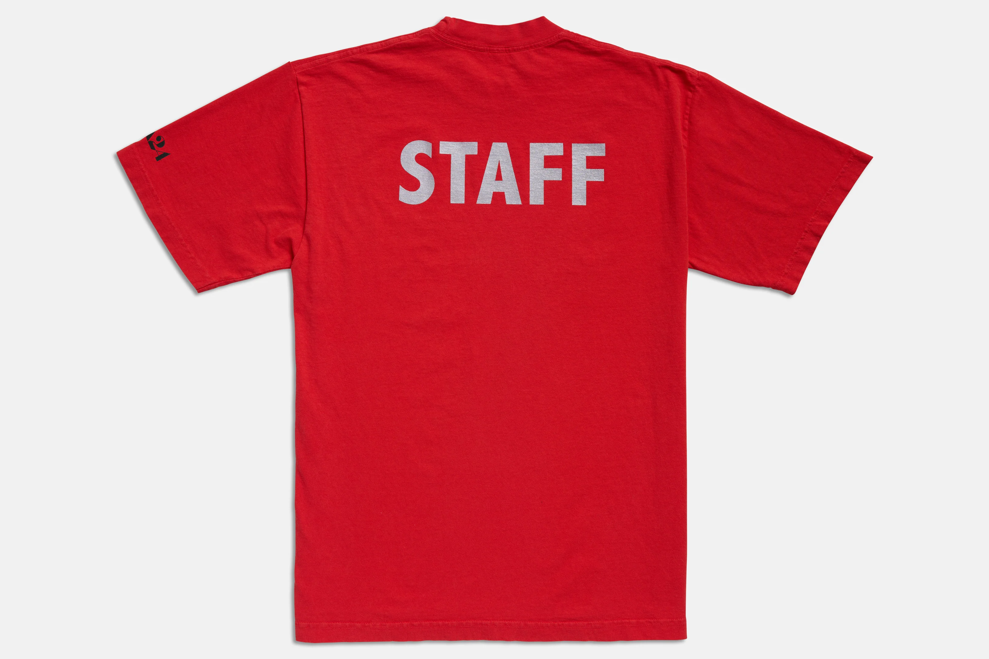 Red Crater Gym Staff Tee - Image 4