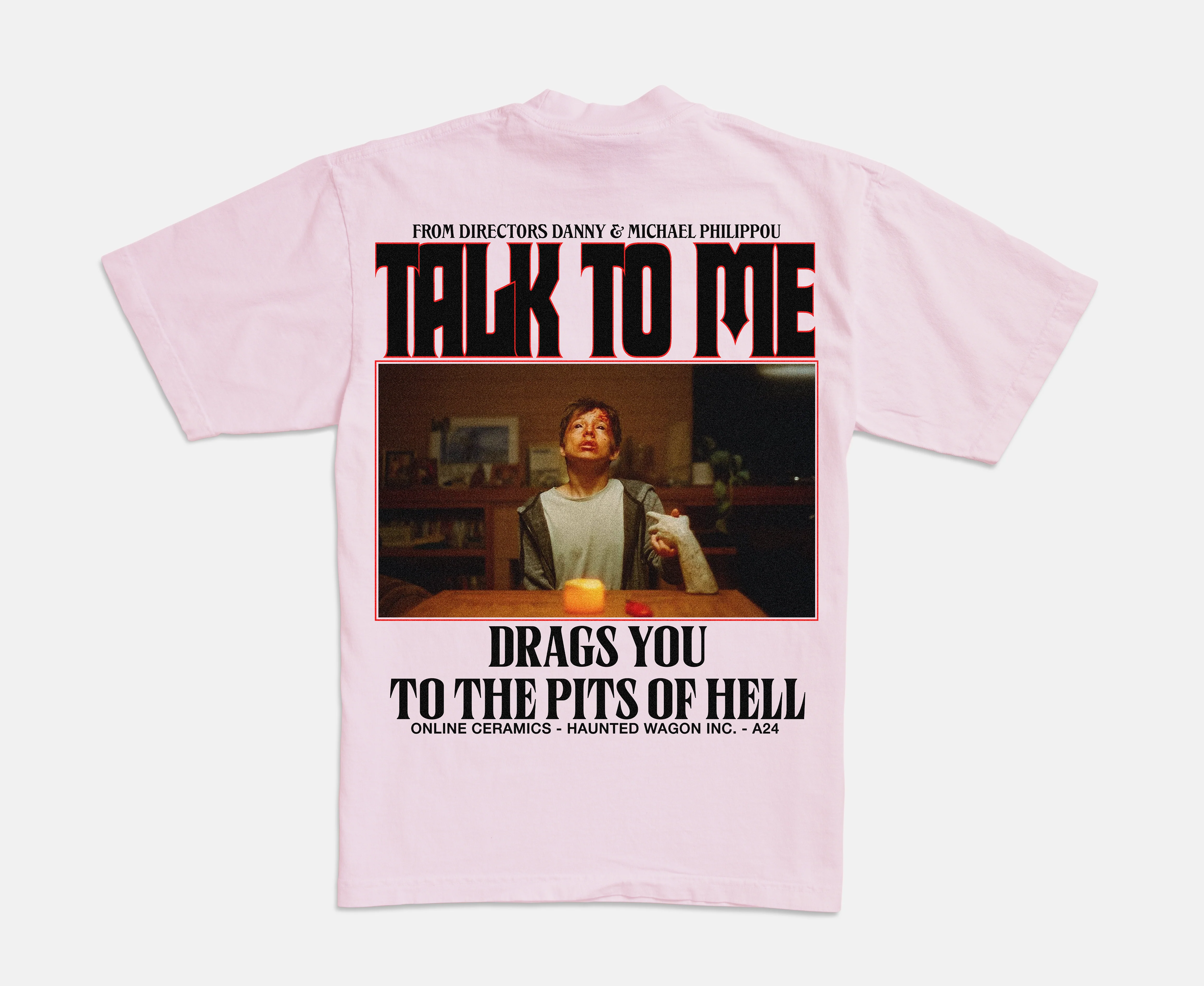 Online Ceramics x Talk To Me Devil’s Playground Tee - Image 2