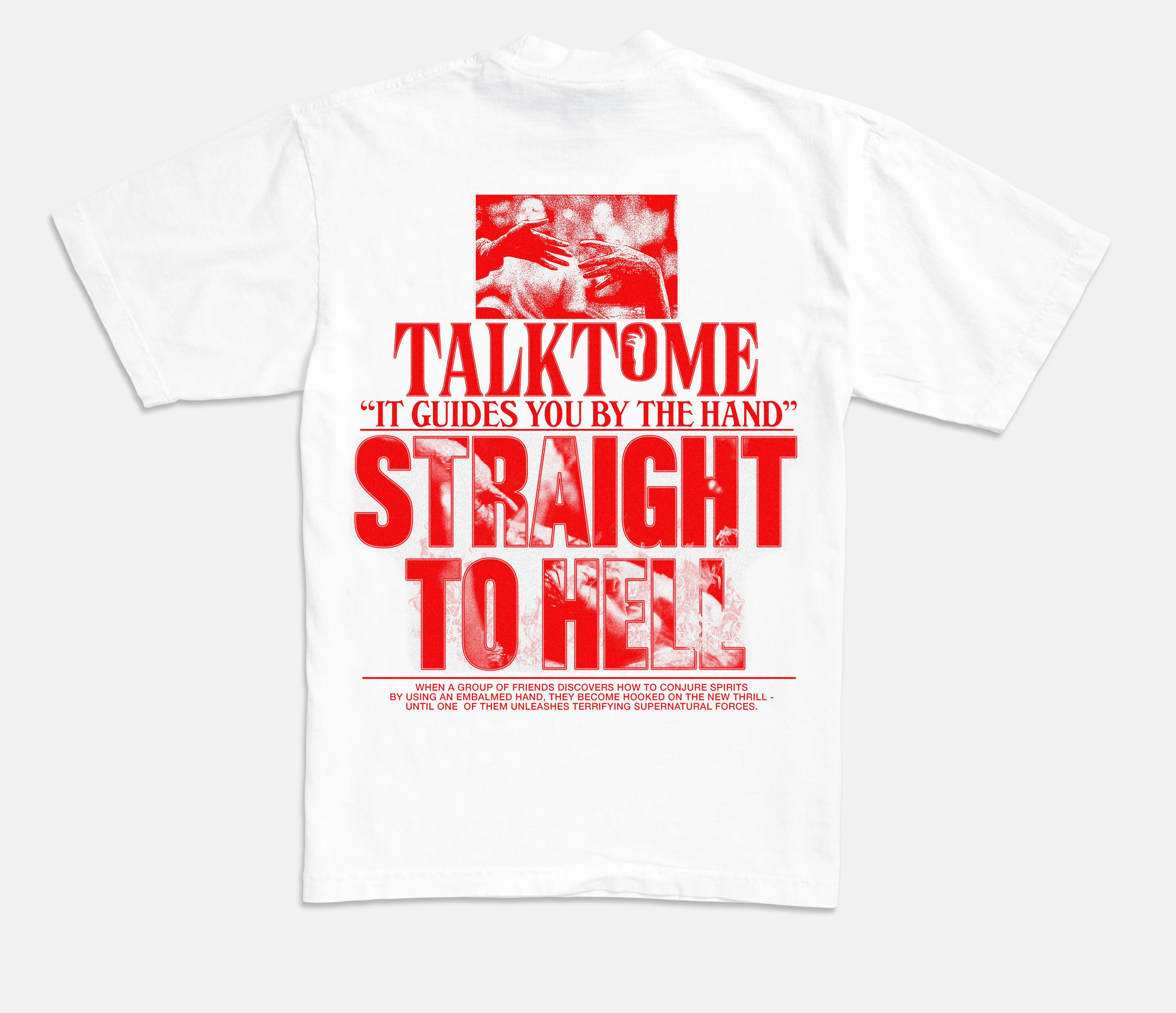 Online Ceramics x Talk To Me Straight To Hell Tee - Image 2