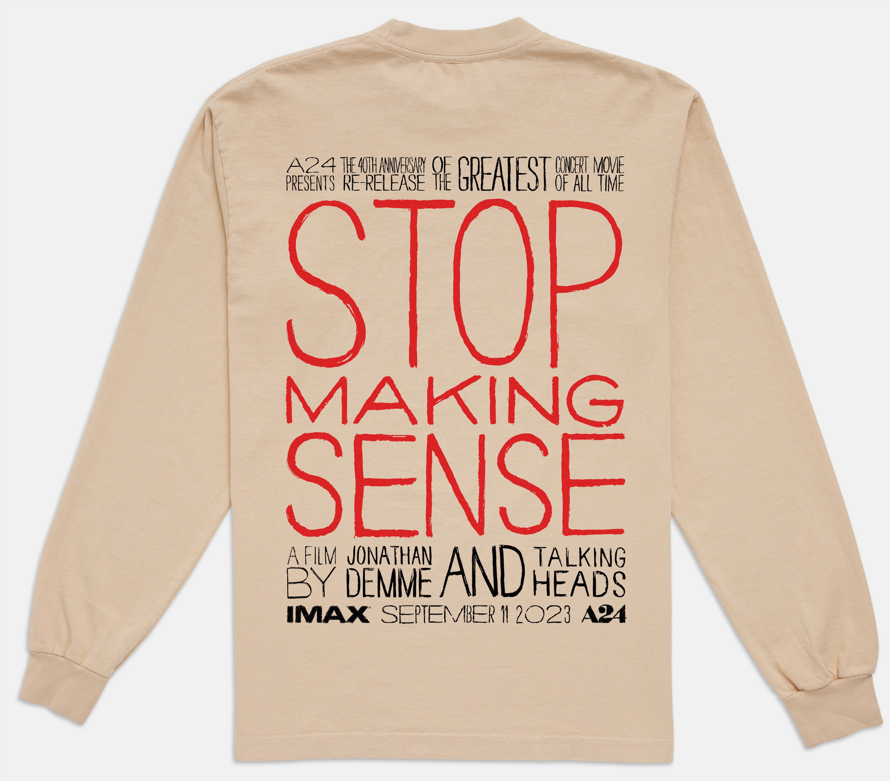 Stop Making Sense IMAX World Premiere Long Sleeve - Image 2